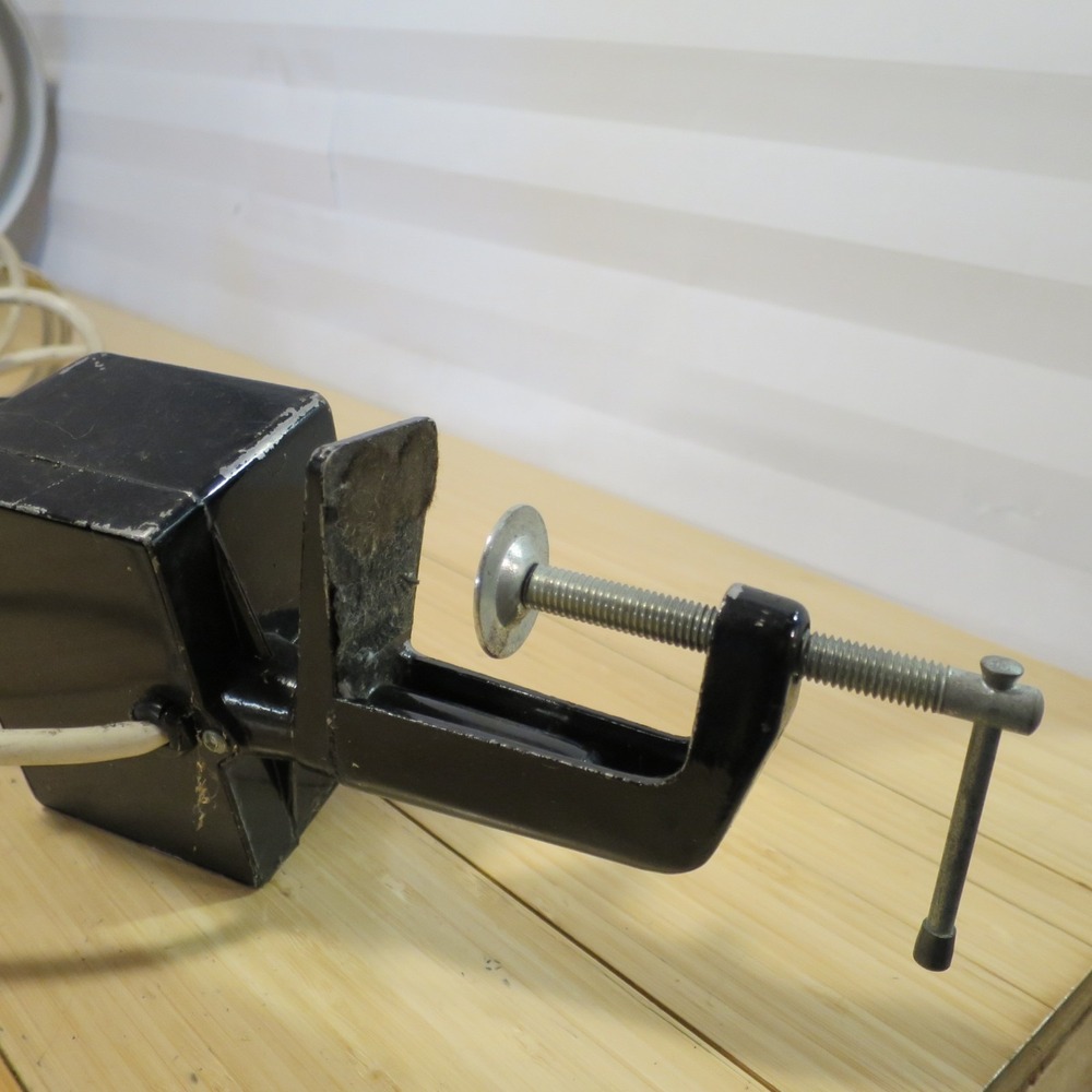 VTG Black Underwriters Articulating Desk Table Portable Lamp Drafting AN-2577 - Picture 8 of 12
